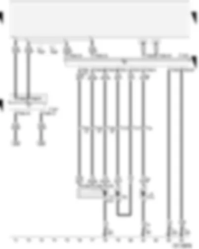 Wiring Diagram  AUDI A4 2001 - X contact relief relay - onboard power supply control unit