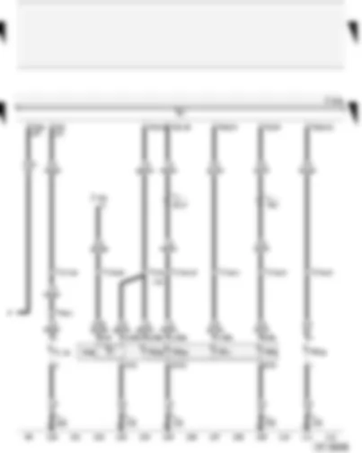 Wiring Diagram  AUDI A4 2001 - Left headlight - left fog light