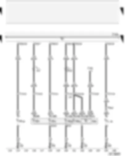 Wiring Diagram  AUDI A4 2001 - Right headlight - right fog light