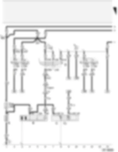 Wiring Diagram  AUDI A4 2001 - Battery - starter - alternator - ignition/starter switch - fuses