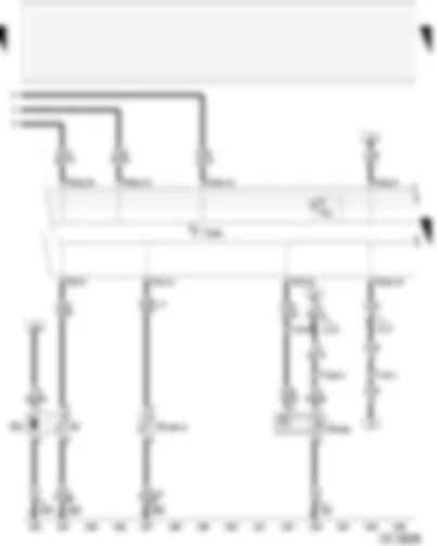 Wiring Diagram  AUDI A4 2001 - Fuel pump - oil level/oil temperature sender - control unit with display in dash panel insert