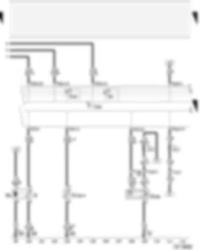 Wiring Diagram  AUDI A4 2001 - Fuel pump - oil level/oil temperature sender - control unit with display in dash panel insert