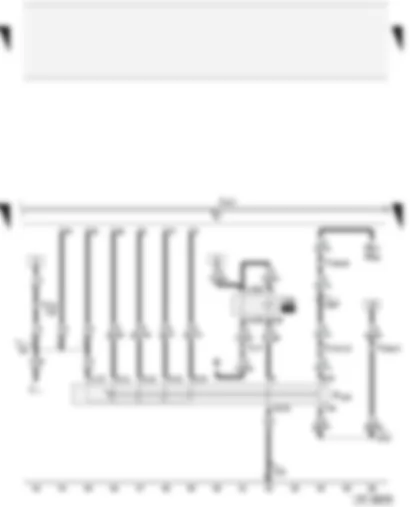 Wiring Diagram  AUDI A4 2001 - Automatic gearbox control unit - multi-function switch