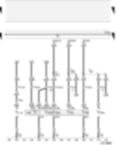 Wiring Diagram  AUDI A4 2002 - Left headlight - left fog light