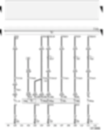 Wiring Diagram  AUDI A4 2002 - Left headlight - left fog light