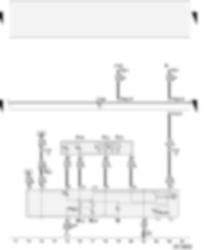 Wiring Diagram  AUDI A4 2002 - Convenience system central control unit - interior lights - reading lights