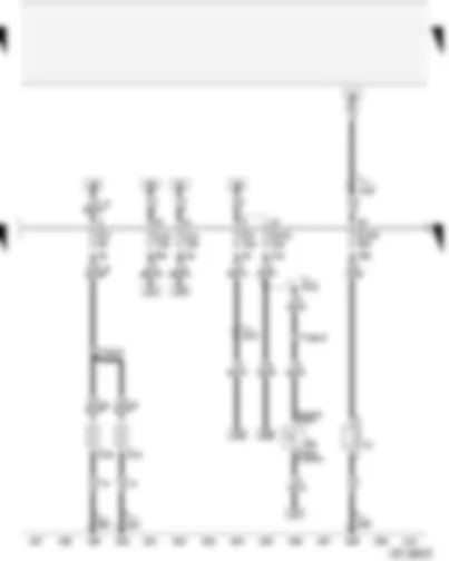 Wiring Diagram  AUDI A4 2001 - Lighting switch - headlight range control adjuster - onboard power supply control unit