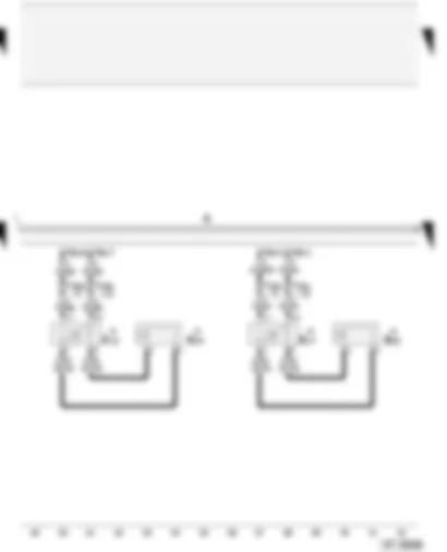 Wiring Diagram  AUDI A4 2001 - Rear loudspeakers