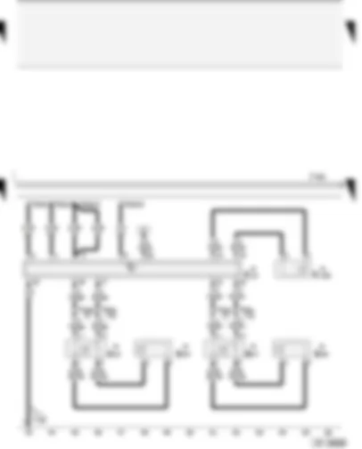 Wiring Diagram  AUDI A4 2001 - Active loudspeakers - rear