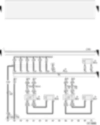 Wiring Diagram  AUDI A4 2001 - Bose loudspeakers - front