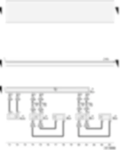 Wiring Diagram  AUDI A4 2001 - Bose loudspeakers - rear