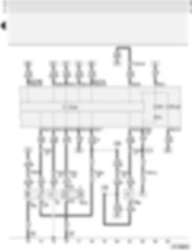 Wiring Diagram  AUDI A4 2000 - Dash panel insert - vehicle speed sender - fuel gauge sender - fuel pump - oil pressure switch - combi-processor in dash panel insert