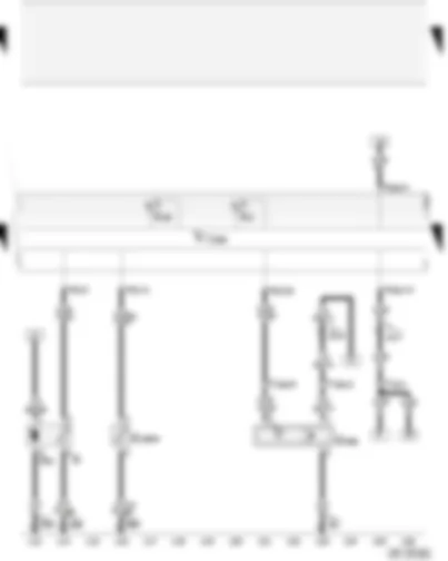 Wiring Diagram  AUDI A4 2003 - Control unit with display in dash panel insert - fuel gauge senders - oil level/oil temperature sender
