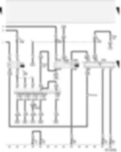Wiring Diagram  AUDI A4 2007 - Simos control unit - ignition coil - spark plugs - data bus wire