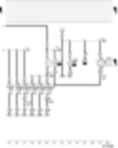 Wiring Diagram  AUDI A4 2003 - Fuel pump relay - Motronic control unit