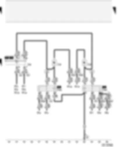 Wiring Diagram  AUDI A4 2007 - Alarm system control unit - turn signal bulbs
