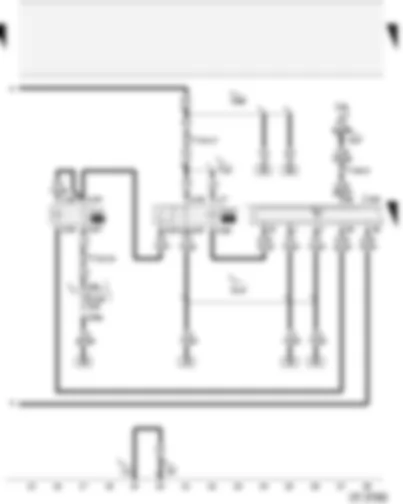 Wiring Diagram  AUDI A4 2001 - Diesel direct injection system control unit - diesel direct injection system relay - fuel pump relay