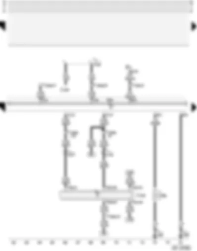Wiring Diagram  AUDI A4 1999 - Central locking and anti-theft alarm system with interior monitoring - Audi Avant models