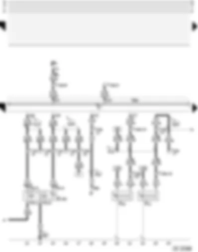Wiring Diagram  AUDI A4 2002 - Central locking and anti-theft alarm system with interior monitoring - Audi Avant models