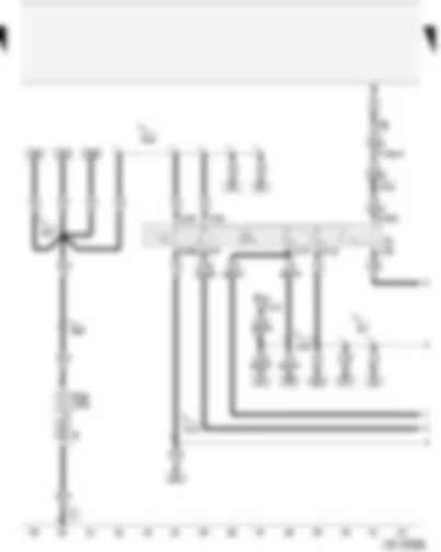 Wiring Diagram  AUDI A4 2001 - Ignition/starter switch - main fuse