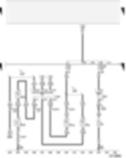 Wiring Diagram  AUDI A4 2001 - Glove box light - footwell lights - heated rear window