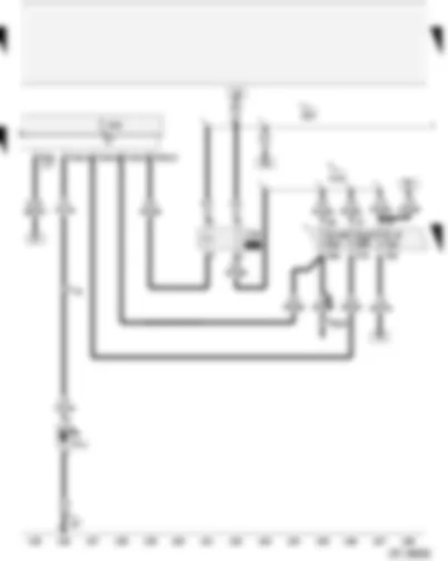 Wiring Diagram  AUDI A4 2002 - X contact relief relay - onboard power supply control unit - headlight washer system pump