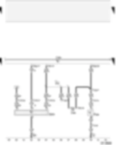 Wiring Diagram  AUDI A4 2005 - Convenience system central control unit - bonnet contact switch - interior monitor send and receive module 1