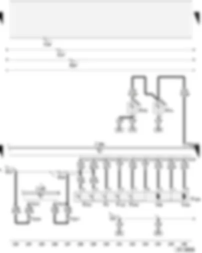 Wiring Diagram  AUDI A4 2005 - Driver side window regulator control unit - driver side central locking lock unit - entry light - driver side door warning lamp