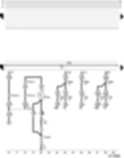 Wiring Diagram  AUDI A4 2002 - Central locking and anti-theft alarm system with interior monitoring - Audi Avant models