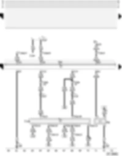 Wiring Diagram  AUDI A4 2002 - Central locking and anti-theft alarm system with interior monitoring