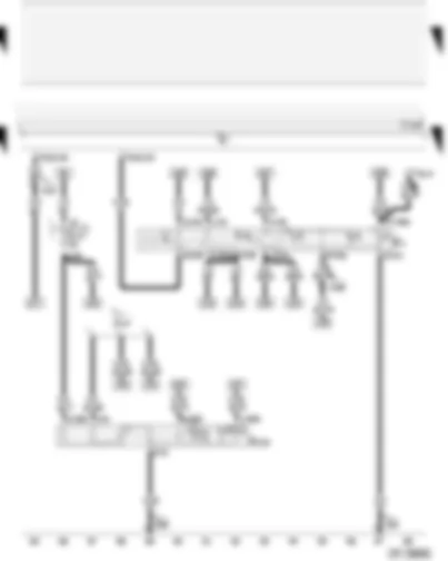 Wiring Diagram  AUDI A4 2004 - Light switch - headlight range control regulator - onboard power supply control unit
