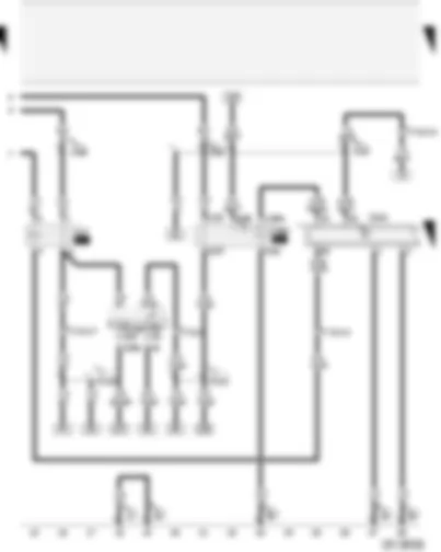 Wiring Diagram  AUDI A4 2007 - Fuel pump relay - Simos control unit - current supply relay for Simos control unit - fuses