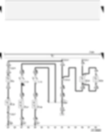 Wiring Diagram  AUDI A4 2005 - Convenience system central control unit - luggage compartment lights - glove compartment light - vanity mirror light