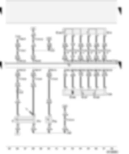 Wiring Diagram  AUDI A4 2006 - Engine control unit - brake light switch - accelerator position sender - throttle valve module