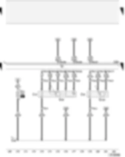 Wiring Diagram  AUDI A4 2006 - Engine control unit - Lambda probes