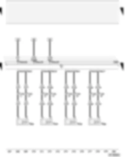 Wiring Diagram  AUDI A4 2006 - Engine control unit 2 - injectors