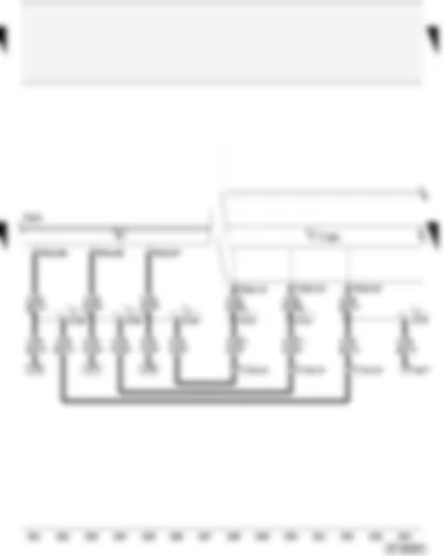 Wiring Diagram  AUDI A4 2006 - Engine control unit 2 - control unit in dash panel insert