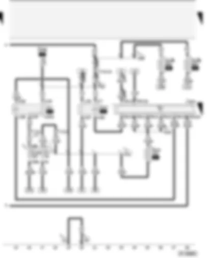 Wiring Diagram  AUDI A4 2006 - Fuel pump relay - engine control unit - terminal 30 voltage supply relay - fuses