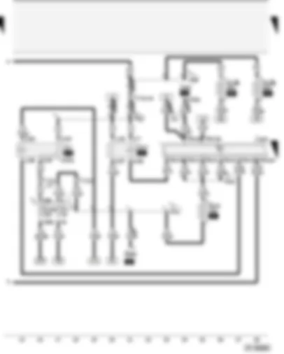 Wiring Diagram  AUDI A4 2007 - Fuel pump relay - engine control unit - terminal 30 voltage supply relay - fuses