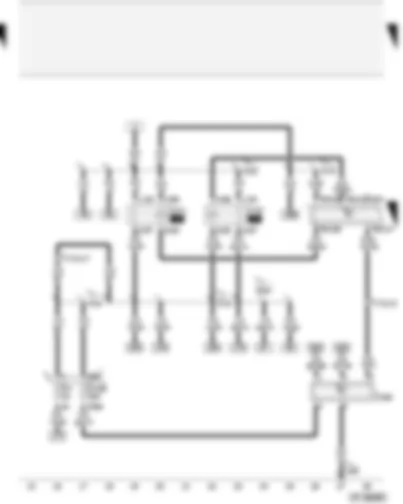Wiring Diagram  AUDI A4 2006 - Engine control unit - engine component current supply relay - Motronic current supply relay - fuel pump control unit - fuses