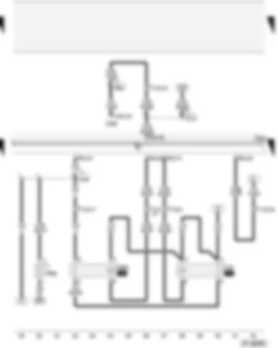 Wiring Diagram  AUDI A4 2006 - Engine control unit - starter motor relay - starter motor relay 2