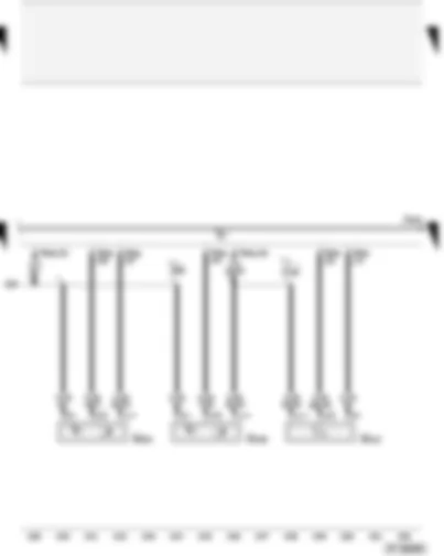 Wiring Diagram  AUDI A4 2006 - Engine control unit 2 - Hall sender - intake manifold flap potentiometer 2