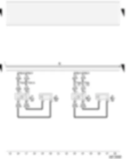 Wiring Diagram  AUDI A4 2001 - Front loudspeakers