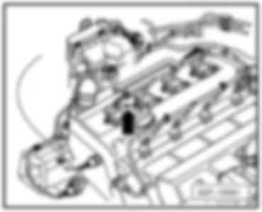 AUDI A4 2008 Earth point, in engine compartment
