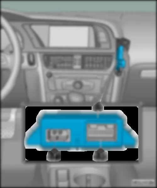 AUDI A4 2015 Data bus diagnostic interface J533