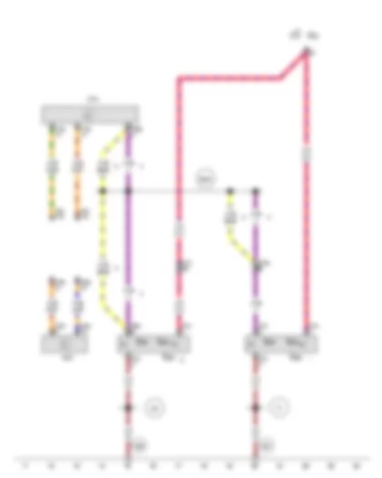 Wiring Diagram  AUDI A5 CABRIOLET 2012 - Switch module for driving mode selection - Onboard supply control unit - Data bus diagnostic interface