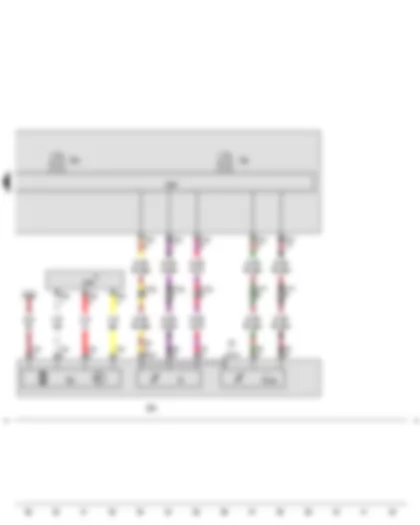 Wiring Diagram  AUDI A5 CABRIOLET 2015 - Control unit in dash panel insert