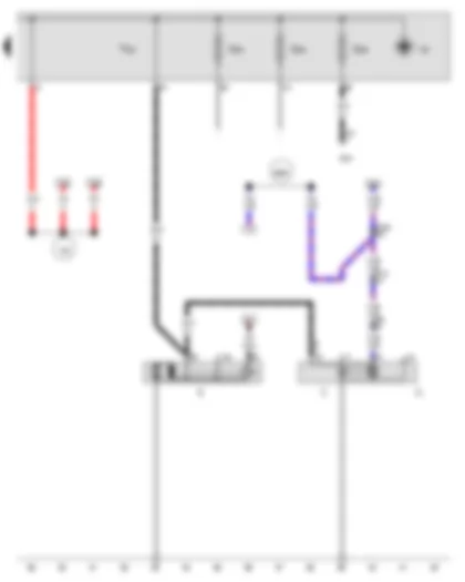 Wiring Diagram  AUDI A5 CABRIOLET 2012 - Starter - Alternator - Voltage regulator - Terminal 30 wiring junction 2 - Jump start socket