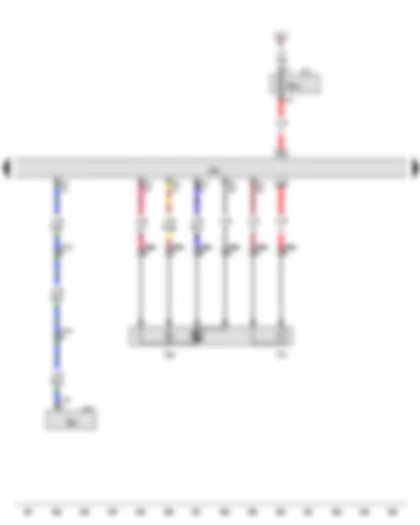 Wiring Diagram  AUDI A5 CABRIOLET 2012 - Lambda probe - Lambda probe heater