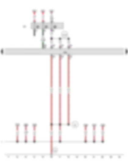 Wiring Diagram  AUDI A5 2008 - Engine control unit